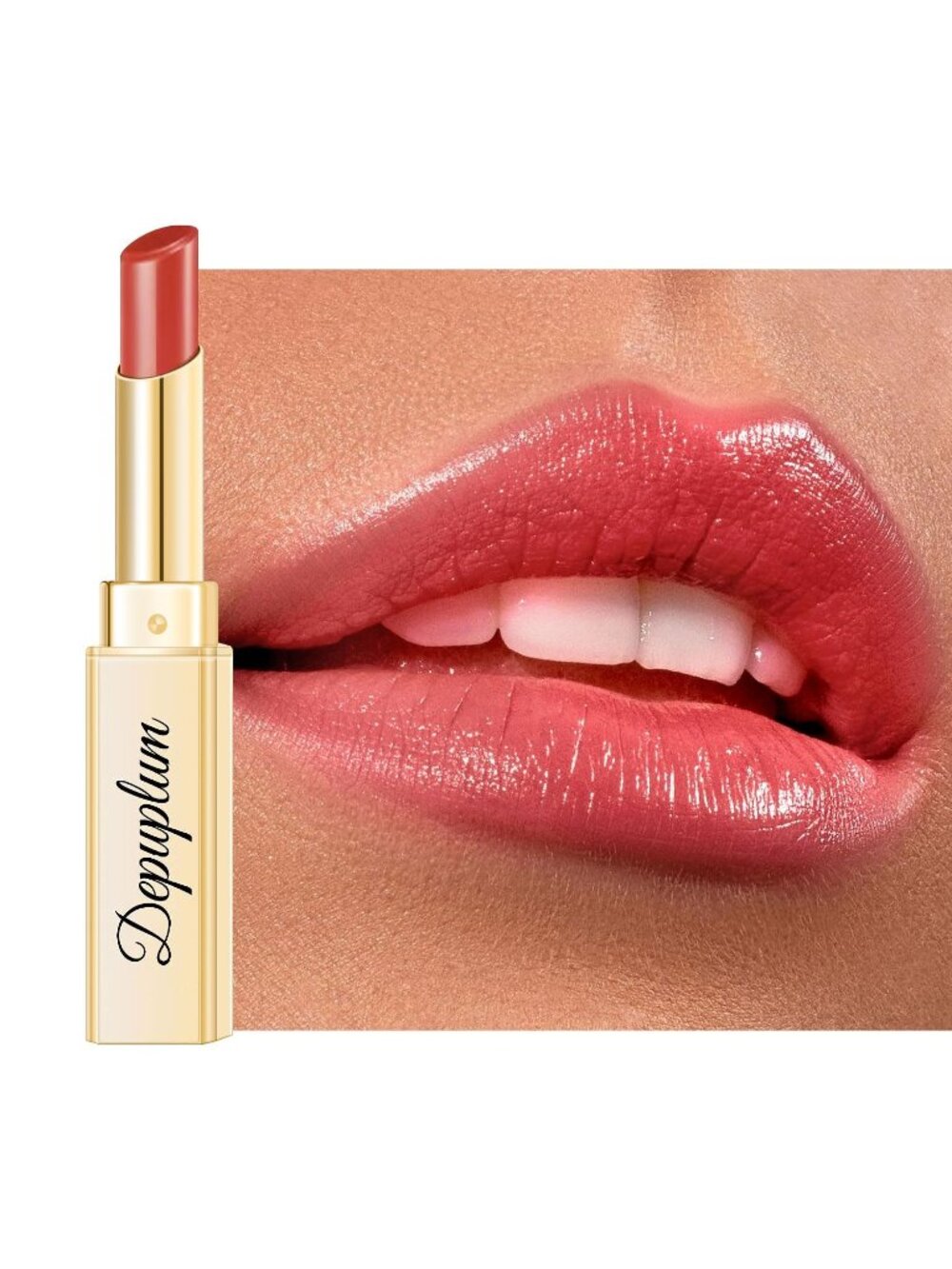 Women's DM66 Berry Glow Reviver Moisture Lip Gloss Creamy Tinted Lip Balm